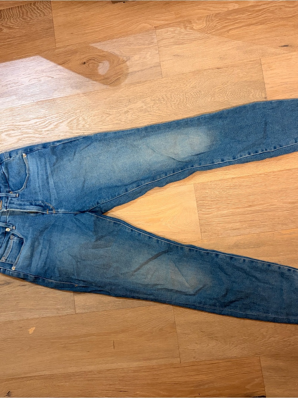 Good American Light Blue High-Rise Denim Jeans